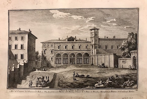 Vasi Giuseppe (1710-1782) Chiesa di S. Pietro in Vinculis 1773 Roma 